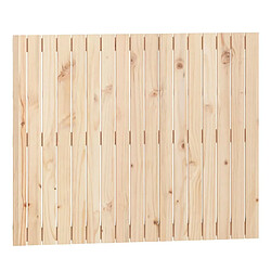 vidaXL Tête de lit murale 108x3x90 cm Bois massif de pin