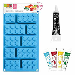 Scrapcooking Moule silicone Briques + Colorants