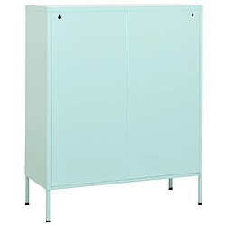 Acheter vidaXL Armoire de rangement Vert menthe 80x35x101,5 cm Acier