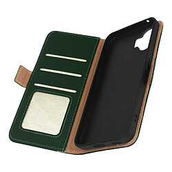 Avizar Housse pour Nothing Phone 2 Cuir Véritable Portefeuille Leather Cover Vert