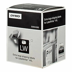 Rouleau d'Étiquettes Dymo LW 4XL Noir/Blanc 104 x 159 mm (12 Unités)