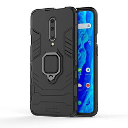 Wewoo Coque Souple Housse de protection antichoc PC + TPU pour OnePlus 7 Pro avec support d'anneau magnétique Noir