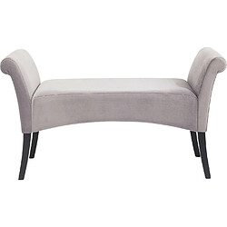 Karedesign Banc Motley velours gris argenté Kare Design