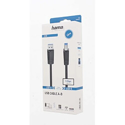 HAMA Câble USB, USB 3.0, 5 Gbit/s, 1,50 m