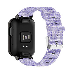 Bracelet en nylon sangle réglable, violet clair pour votre Xiaomi Redmi Watch/Mi Watch Lite