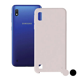 Protection pour téléphone portable Samsung Galaxy A10 KSIX Soft Negro