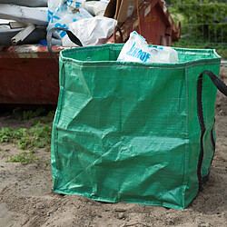 Nature Sac à déchets de jardin carré Vert 148 L pas cher