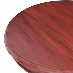 Avis Maison Chic Table d'appoint | Table Basse Marron 50 x 50 x 65 cm Bois d'acajou massif -GKD53968