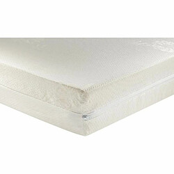 Avis Domiva Matelas bébé droit polybambou déhoussable lavable - Blanc - 100 x 50 cm