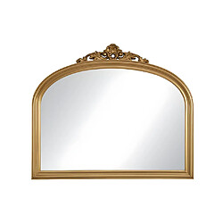 Vente-Unique Miroir en bois de paulownia - L. 107 x H. 90 cm - Doré - EYOB