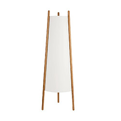 Avis Leds C4 Lampadaire trepied Woody Bois,Tissu Beige,bois de chêne 1 ampoule 130cm