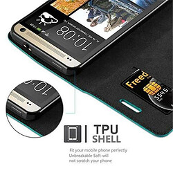 Avis Cadorabo Coque HTC ONE M7 Etui en Turquoise