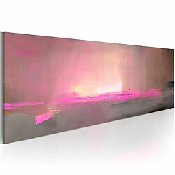 Paris Prix Tableau Peint à la Main Lumière Rose 40x100cm