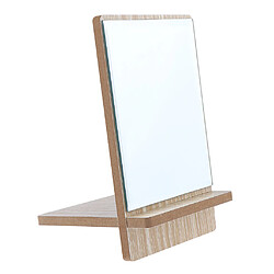 rasage de salle de bains miroir de courtoisie debout en bois pliant maquillage miroir moyen pas cher