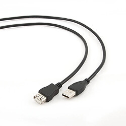 Gembird 3m USB 2.0 A M/FM câble USB USB A Noir