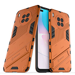 Coque en TPU antichoc, hybride avec béquille orange pour votre Huawei nova 8i (Global Version)