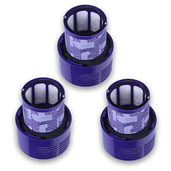 Lot de 3 filtres Allotech lavable compatible pour aspirateur DYSON V10