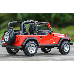 Universal Jeep, statique, moulée sous pression, modèle de voiture, jouets,(Rouge)