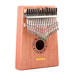 Wewoo Pouce Piano Kalimba Finger 17-tone Débutant Entrée Instrument de musique Portable couleur bois