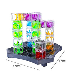 Universal Chemin 3D Bloc de construction Labyrinthe de gravité Concours de cerveau pour enfants Jeux de logique avec 60 défis Marbre Run Age 8ème étage