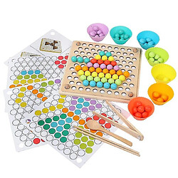 Universal Jouet en bois main cerveau entrainement clips perles puzzle board jeux mathématiques bébé petit enfant jouets éducatifs