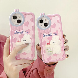 Avis GUPBOO Étui pour iPhone11ProMax Cream Ice Cream Bunny Cute Phone Case Girl Soft