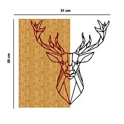 Avis EPIKASA Décoration en Métal et Bois Chevreuil