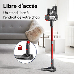 Avis Universol Aspirateur Balai 6 en 1 Avec Fil 23000Pa - 600W puissance- Socle libre- avec Lumière blanc - Caoutchouc et poils doux