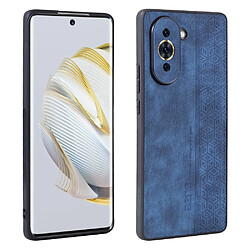 Coque en TPU + PU AZNS anti-chute pour votre Huawei nova 10 4G - bleu