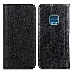 Etui en PU texture litchi, auto-absorbée avec support noir pour votre Nokia XR20