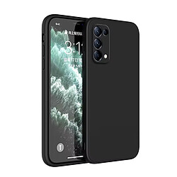 Coque En Silicone Liquide Phonecare Pour Oppo Reno4 - Noir