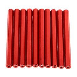 Colonne d'espaceur d'entretoise en aluminium de sortilège 10pc pour l'avion RC FPV Quadcopter 70mm