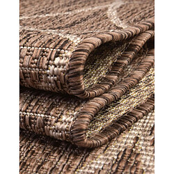 Hadorn Tapis d'Extérieur - 183x122 - Marron - Tulum pas cher