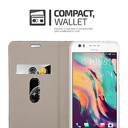 Cadorabo Coque HTC Desire 10 LIFESTYLE / Desire 825 Etui en Gris pas cher