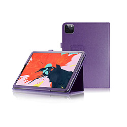 Xeptio Housse Apple iPad Pro 11 2022 / iPad Pro 11 2021 M1 / IPad Pro 11 2020 4ème / 3ème / 2ème Génération violette - Etui pochette violet coque protection