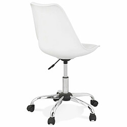 Acheter Paris Prix Chaise de Bureau Design Amidon 81cm Blanc