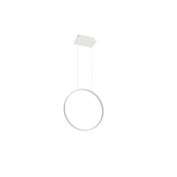 Luminaire Center Plafonnier LED intégré Rio Integrated Acier blanc 1 ampoule 150cm