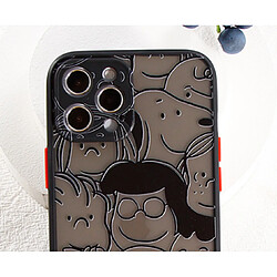 Avis C19 Couverture arrière Téléphone mobile Soft Shell Softoon Snoopy Modèle de famille Snoopy Housse de protection anti-chute et antidérapante pour l'affaire iPhone 12Pro