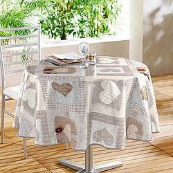 Decorline Nappe ronde - D 160 cm - PVC - Cosy coeur