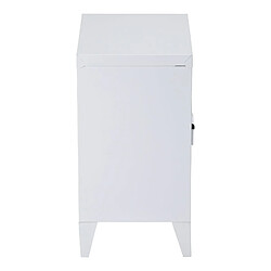 Helloshop26 Lot de 2 tables de chevet 57 x 40 x 30 cm blanc 03_0008832