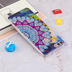 Avis Wewoo Coque pour Huawei Enjoy 7S / P Smart Noctilucent Demi Fleur Motif TPU Étui Souple