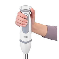 Avis Mixeur plongeant 1000w blanc/gris - mq5207wh - BRAUN