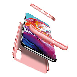 Wewoo Coque Rigide Étui pour PC à couverture intégrale à trois étages Galaxy A70 or rose pas cher