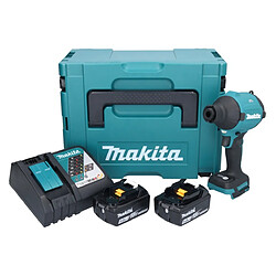 Makita DAS180RTJ Souffleur à poussière sans fil 18V Brushless + 2x Batteries 5,0Ah + Chargeur + Coffret Makpac