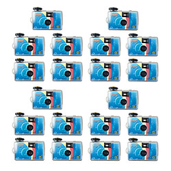 Gt Company GT Photo GT27WP Realishot Splash - Lot de 20 Appareils Photo Jetables Étanches - 27 Poses, Idéal pour Photos sous l'Eau et Extérieur - Gris