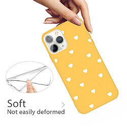 Avis Wewoo Coque Pour iPhone 11 Pro Plusieurs Coeurs d'Amour Motif Coloré Givré TPU Téléphone Housse de Protection Jaune