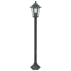 vidaXL Lampe de jardin à piquet 6 pcs E27 110 cm Aluminium Vert foncé