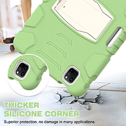 Coque en TPU + silicone anti-chute vert matcha pour votre Apple iPad Pro 11 pouces (2021)/(2020)/(2018)/Air (2020)