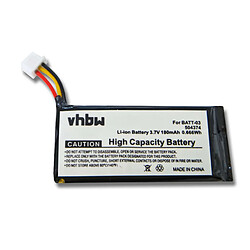 vhbw batterie compatible avec Sennheiser DW Pro 30, DW Pro1, DW Pro2, DW Pro2 ML, DW SD Pro1 casque écouteurs casque micro sans fil (180mAh, Li-Ion)