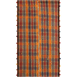 Vidal Tapis de laine 232x130 orange Jajim